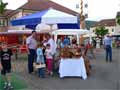 Alte Bekannte treffen, am Abendmarkt in Gottmadingen