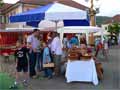 Alte Bekannte treffen, am Abendmarkt in Gottmadingen